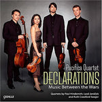 the album cover for Pacifica Quartet - Declarations: Music Between the Wars