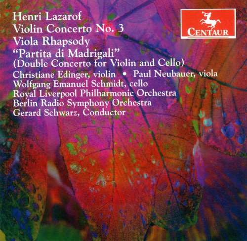 the album cover for Christiane Edinger - Violin Concerto No 3
