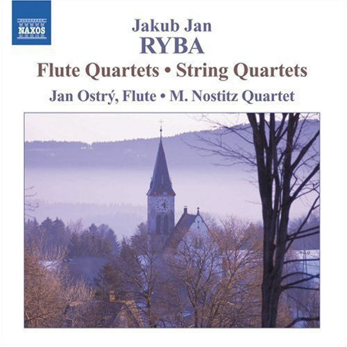 the album cover for Jan Ostry - String Quartets Flute