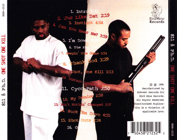 811 & Ph.D. (2) : One Shot One Kill (CD, Album)