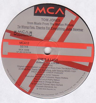 Tom Jones : She's A Lady (12")