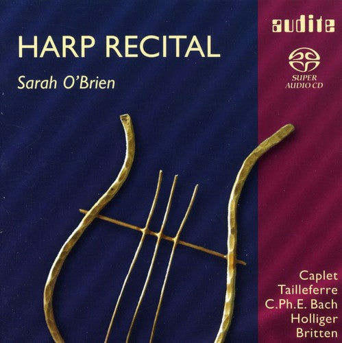 the album cover for Caplet / Tailleferre / Phillip / Obrien - Harp Recital