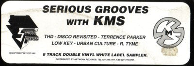 Various : Serious Grooves With KMS (2x12", Comp, Smplr, W/Lbl, Red)