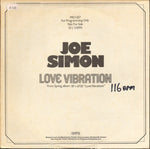 Joe Simon : Love Vibration (12", Promo)