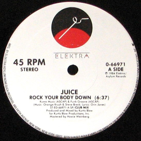 Juice* : Rock Your Body Down (12", SRC)