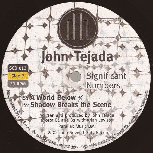 John Tejada : Significant Numbers (12")