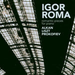 the album cover for Igor Roma - Romantic Pieces for Piano