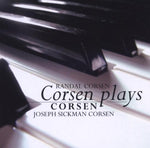 the album cover for J.S. Corsen - Corsen Plays Corsen