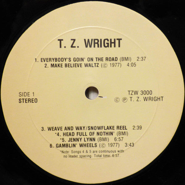 T. Z. Wright : T. Z. Wright (LP, Album)