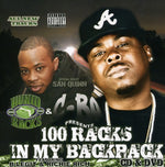 the album cover for C-BO - 100 Racks in My Backpack