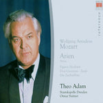 the album cover for W.A. Mozart - Theo Adams Sings Mzoart Arias