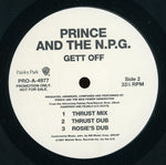 Prince And The N.P.G.* : Gett Off (12", Promo)