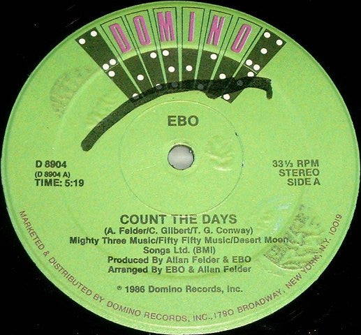 EBO (2) : Count The Days (12")