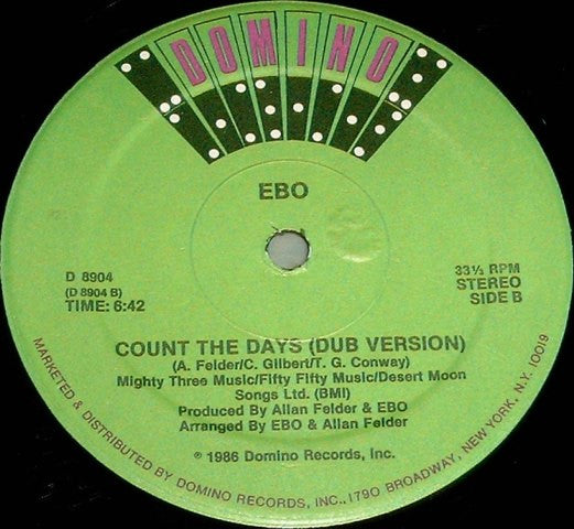 EBO (2) : Count The Days (12")