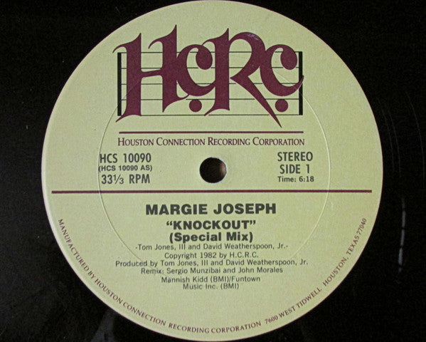 Margie Joseph : Knockout (12")