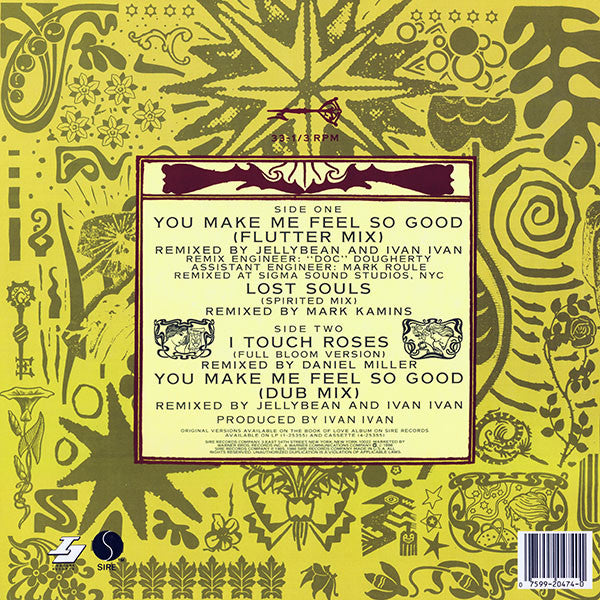 Book Of Love : You Make Me Feel So Good (12", Maxi)