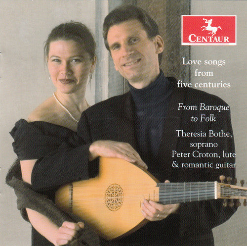 the album cover for Theresia Bothe - Love Songs from Five Centuries - from Baroque to