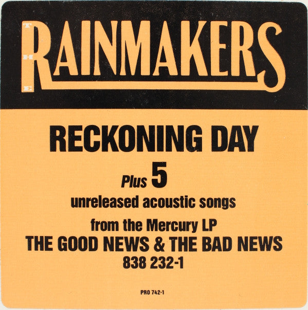 The Rainmakers (2) : Reckoning Day (12", Promo)
