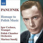 the album cover for A. PANUFNIK - Homage to Polish Music