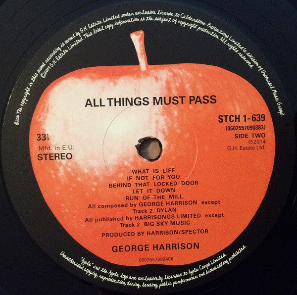 George Harrison : All Things Must Pass (3xLP, Album, RE, RM, 180 + Box)