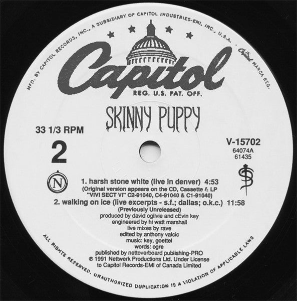 Skinny Puppy : Spasmolytic (12", Single)