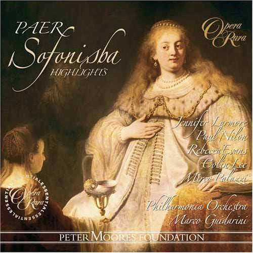 the album cover for Jennifer Larmore - Sofonisba