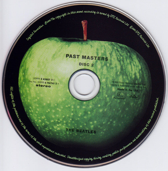 The Beatles : Past Masters (2xCD, Comp, RM, Gat)