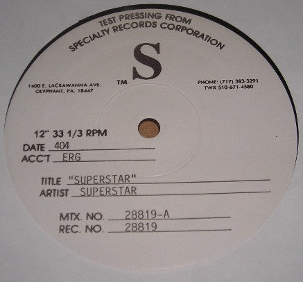 Superstar (6) : Superstar (LP, TP, W/Lbl)