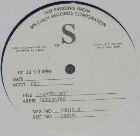 Superstar (6) : Superstar (LP, TP, W/Lbl)