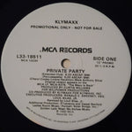 Klymaxx : Private Party (12", Promo)