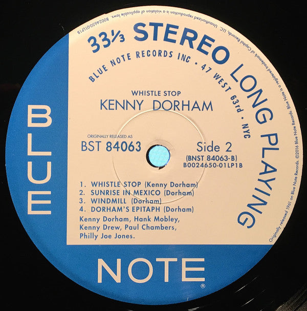 Kenny Dorham : Whistle Stop (LP, Album, Ltd, RE, RM, Gat)