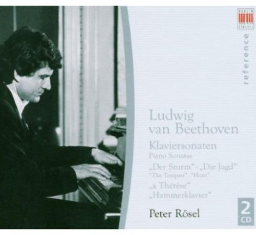 the album cover for L.V. Beethoven - Peter Rosel Plays Beethoven Sonatas