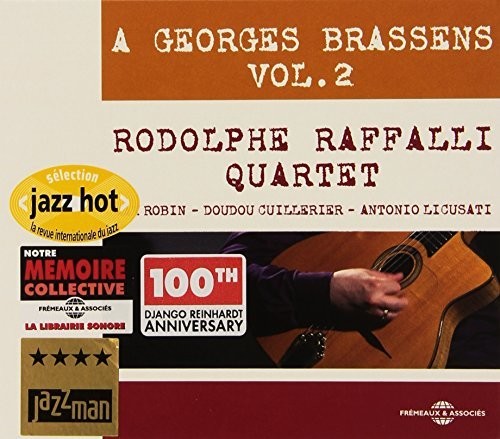 the album cover for RODOLPHE RAFFALLI - A Georges Brassens, Vol. 2
