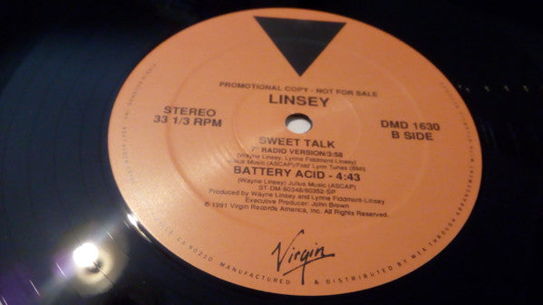 Linsey : Sweet Talk (12", Promo)