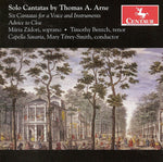 the album cover for T.A. Arne - Solo Cantatas