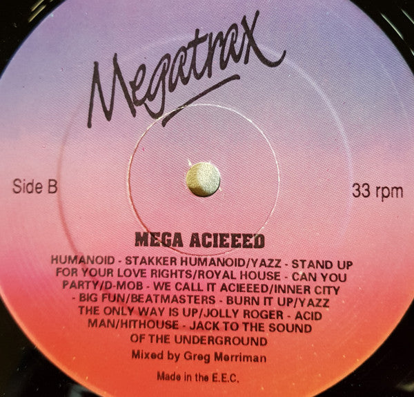 Various : Mega Order / Mega Acieeed (12", Mixed, Unofficial)