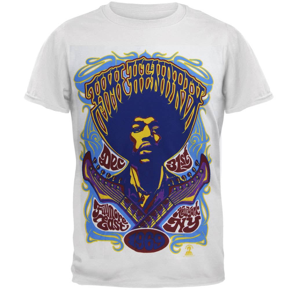 Jimi Hendrix - Fillmore East 1969 Men's Soft T Shirt