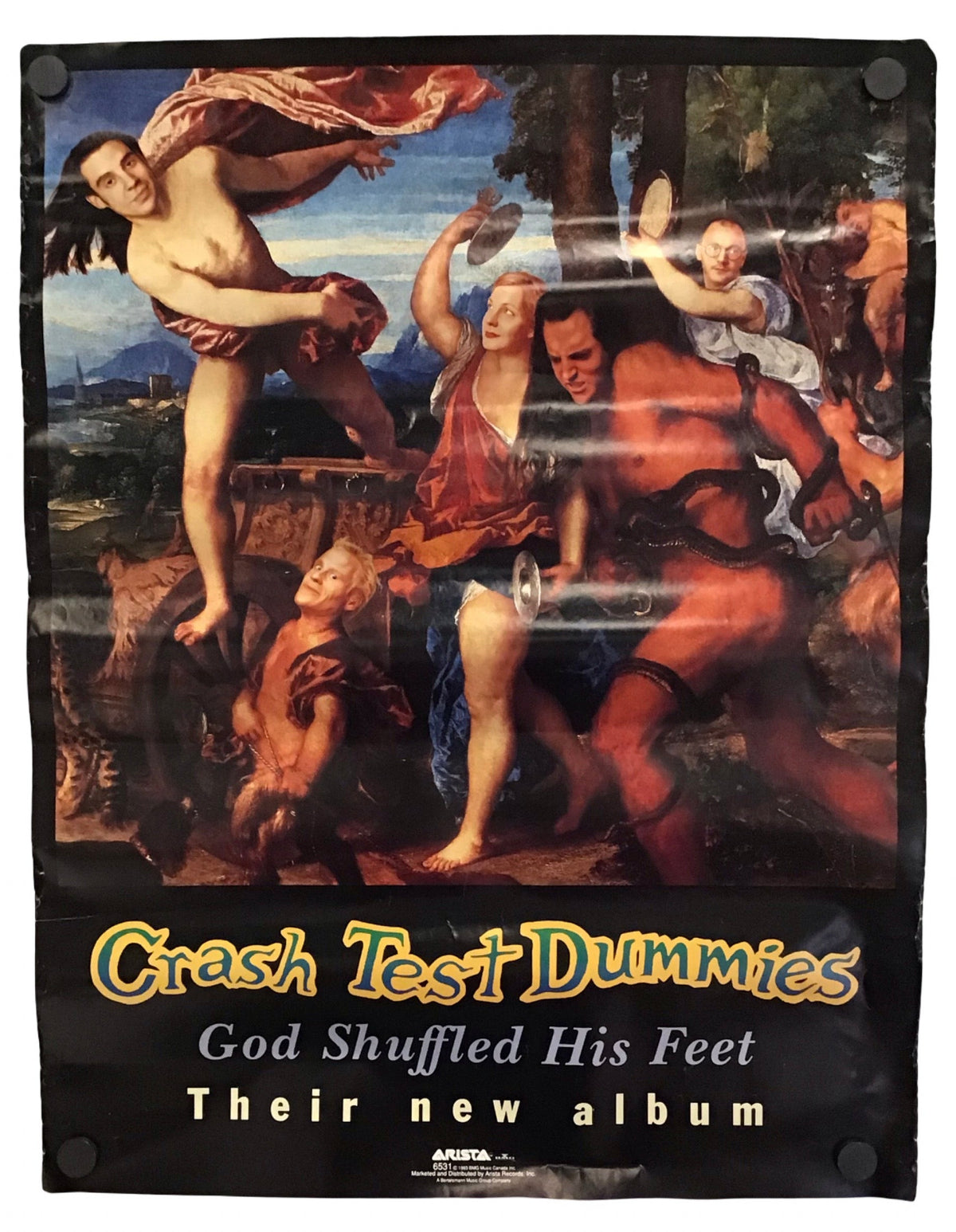 Crash Test Dummies - God Shuffled His Feet Promo Poster