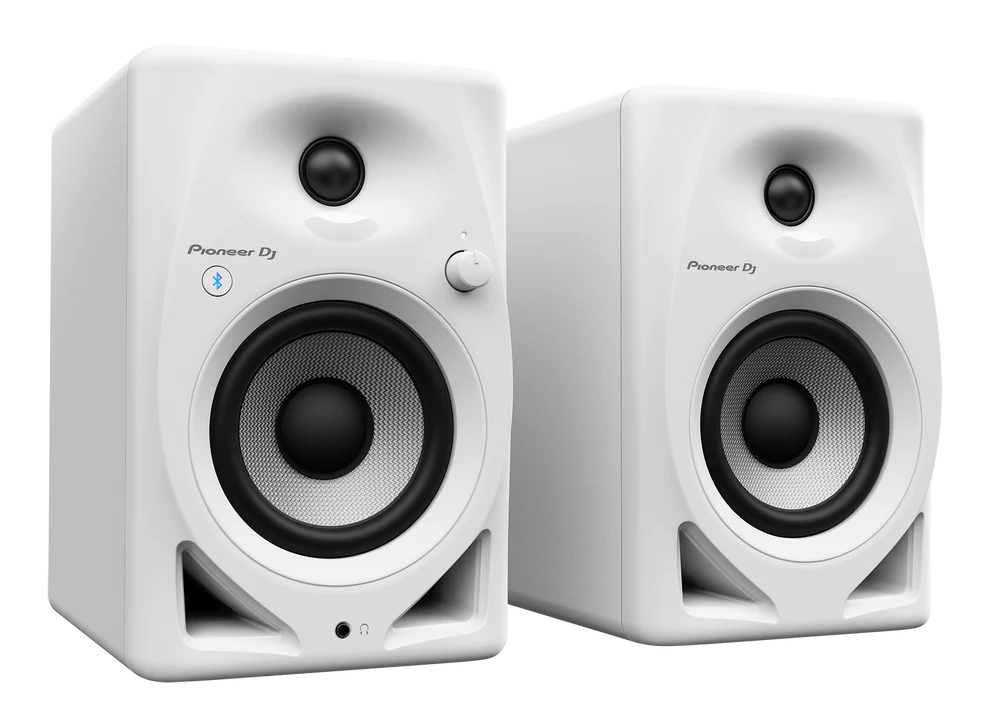 Pioneer DM-40D-BT-W 4-Inch Bluetooth Speakers [Pair, White]