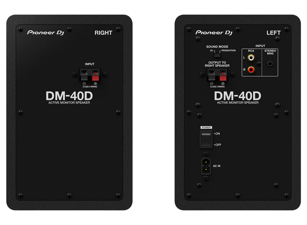 Pioneer DM-40D-BT-W 4-Inch Bluetooth Speakers [Pair, White]