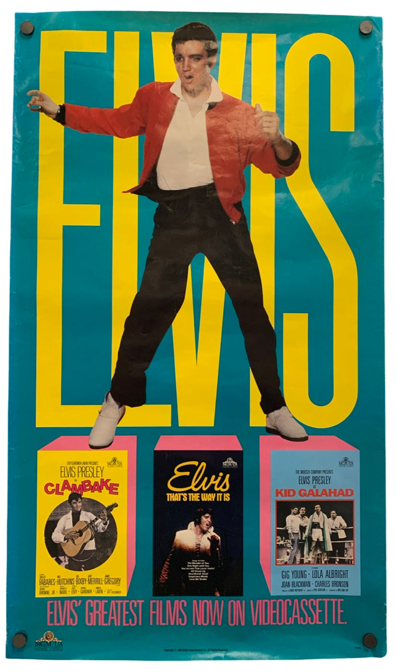 Elvis Presley - VHS Promo Poster