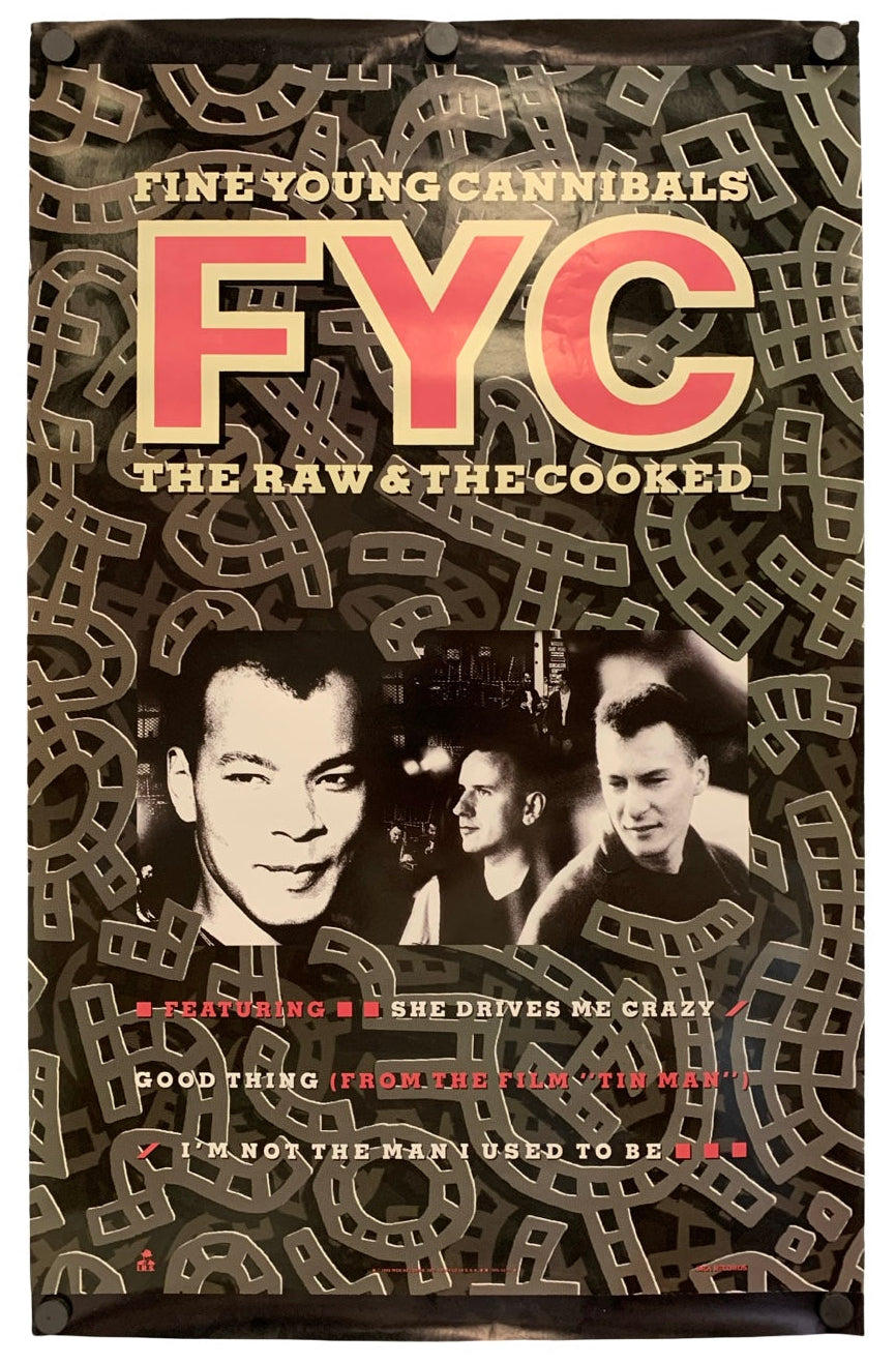Fine Young Cannibals - The Raw and the Cooked Promo Poster