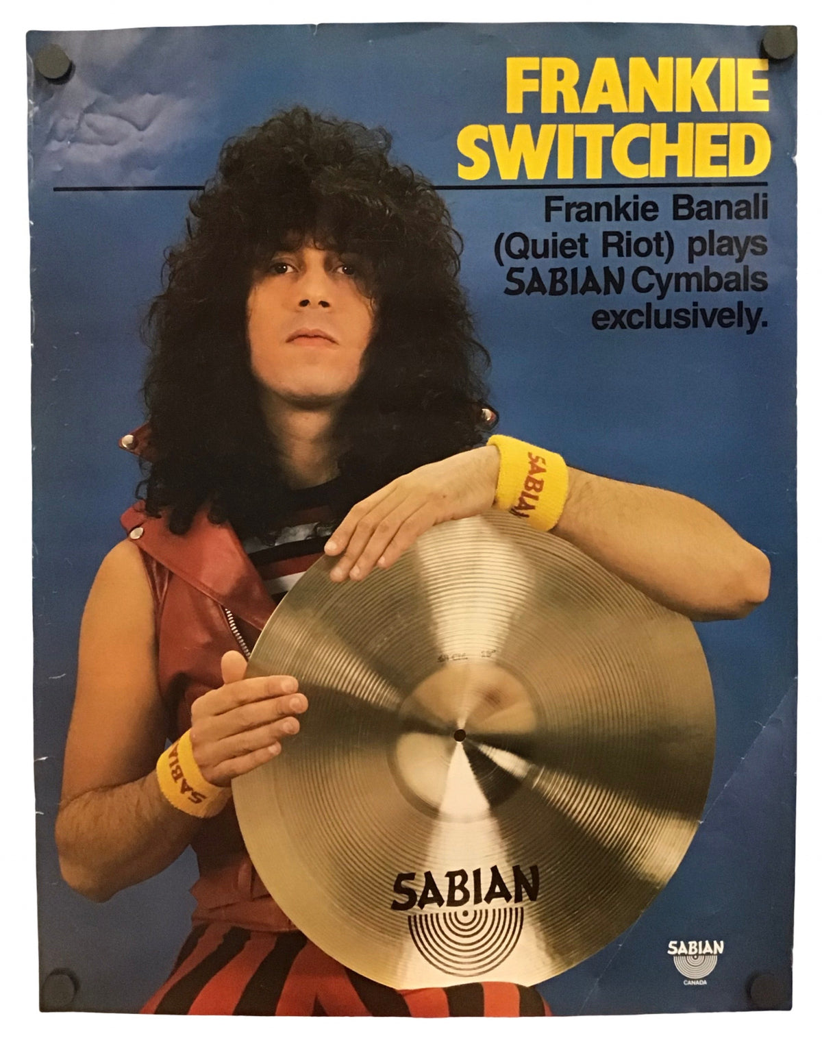Frankie Banali - Promo Spot for Sabian Cymbals