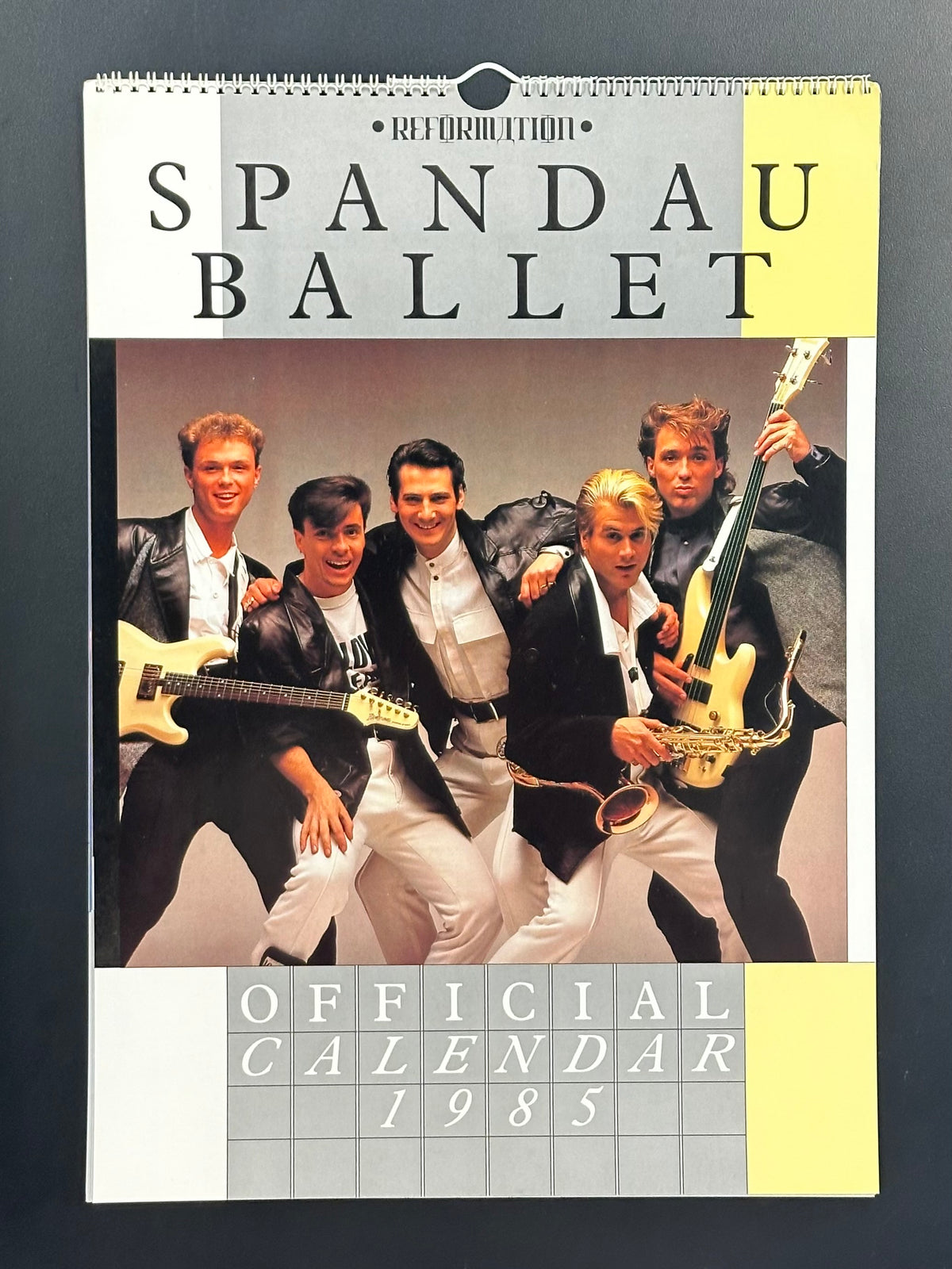 Calendario de Spandau Ballet de 1985
