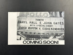 Hall & Oates RCA Promo Sticker