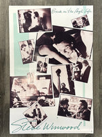 Steve Winwood Back In The High Life Vintage Poster 1986