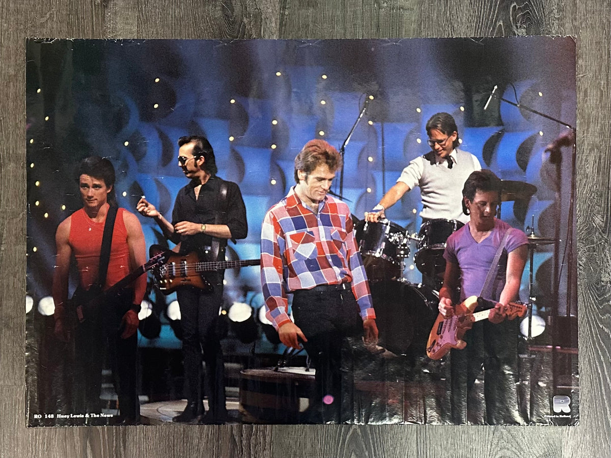 Póster vintage de Huey Lewis