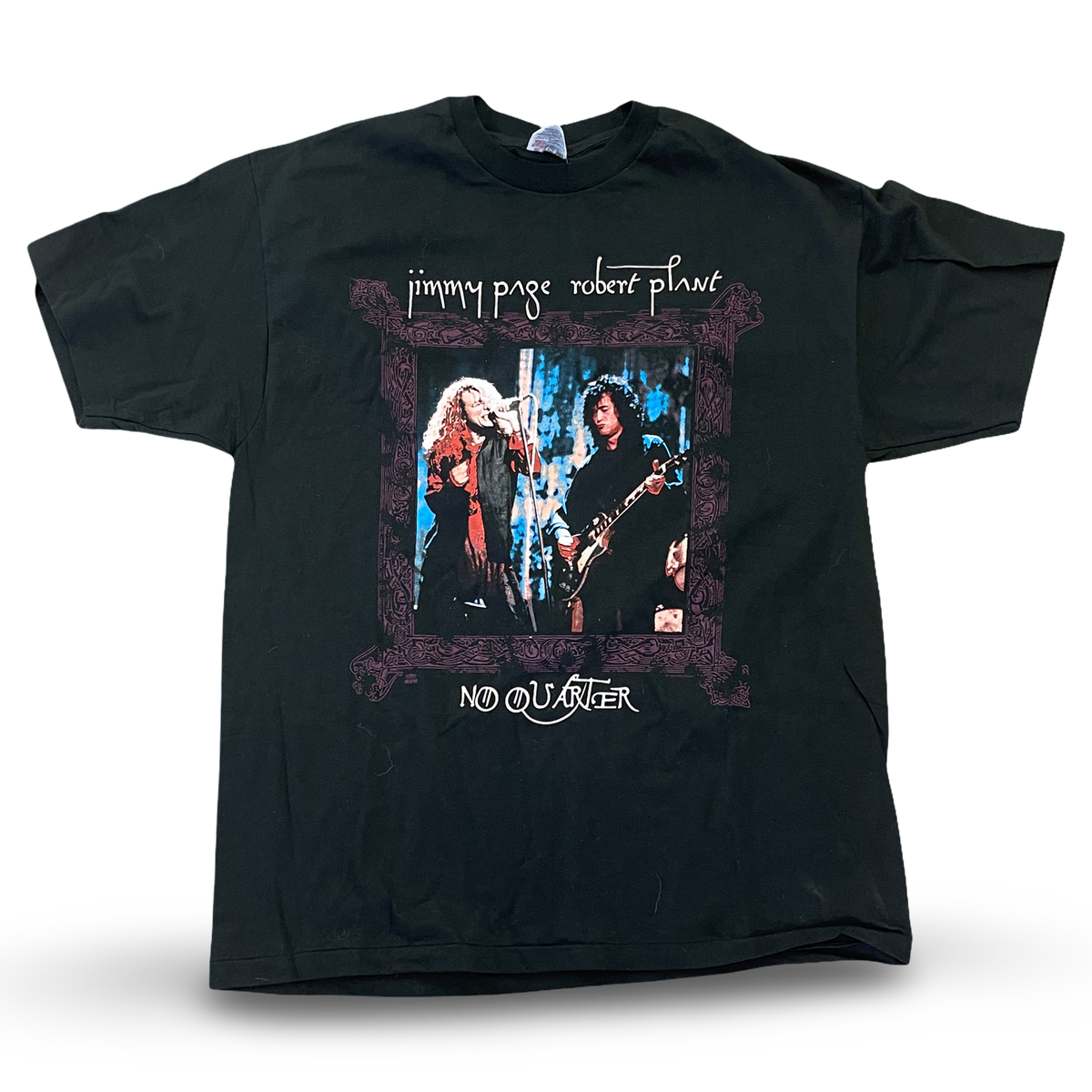 Jimmy Page/Robert Plant - No Quarter 1995 World Tour Tee NWT XL (Vintage Apparel)