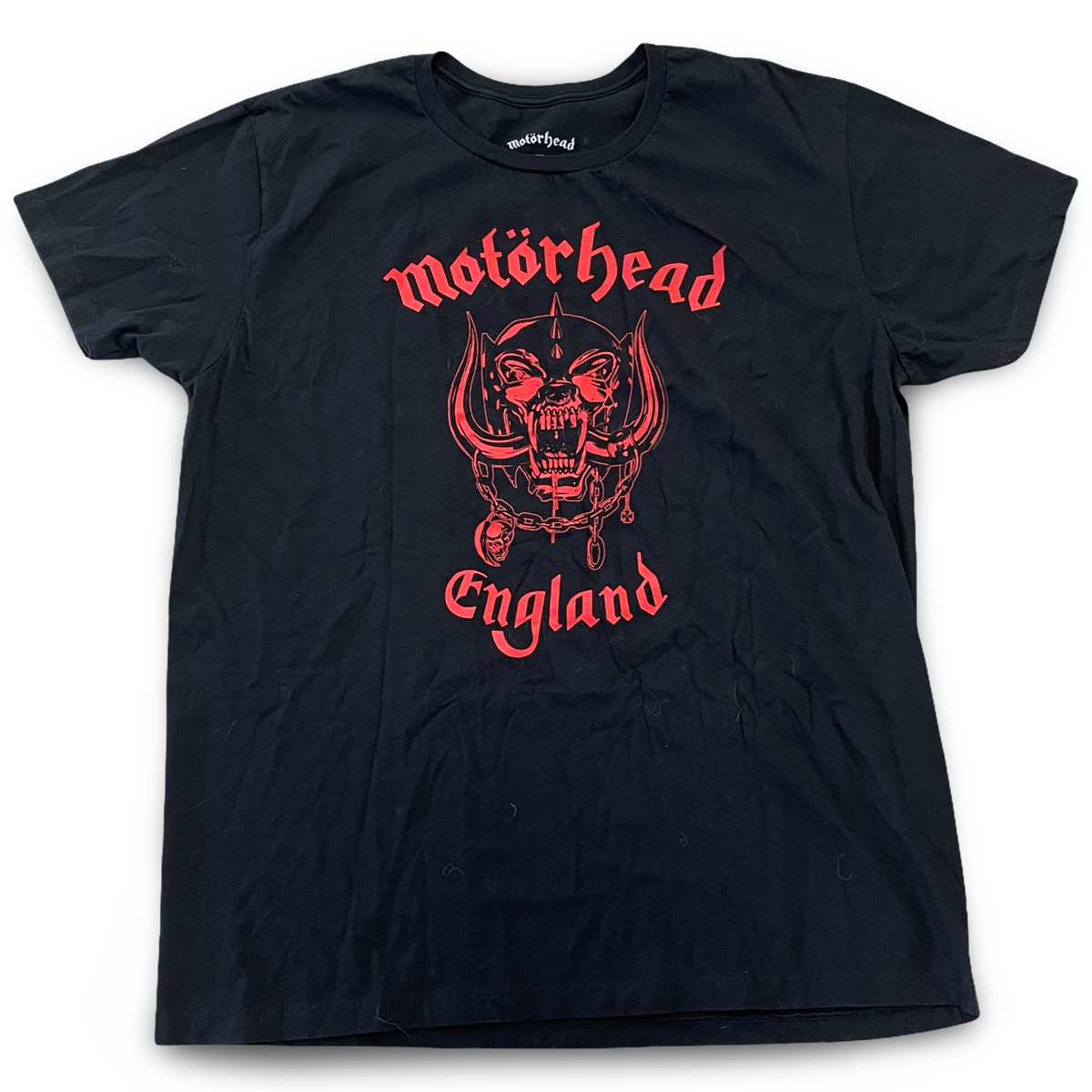 Motorhead - Red Logo Tee 2XL (Vintage Apparel)