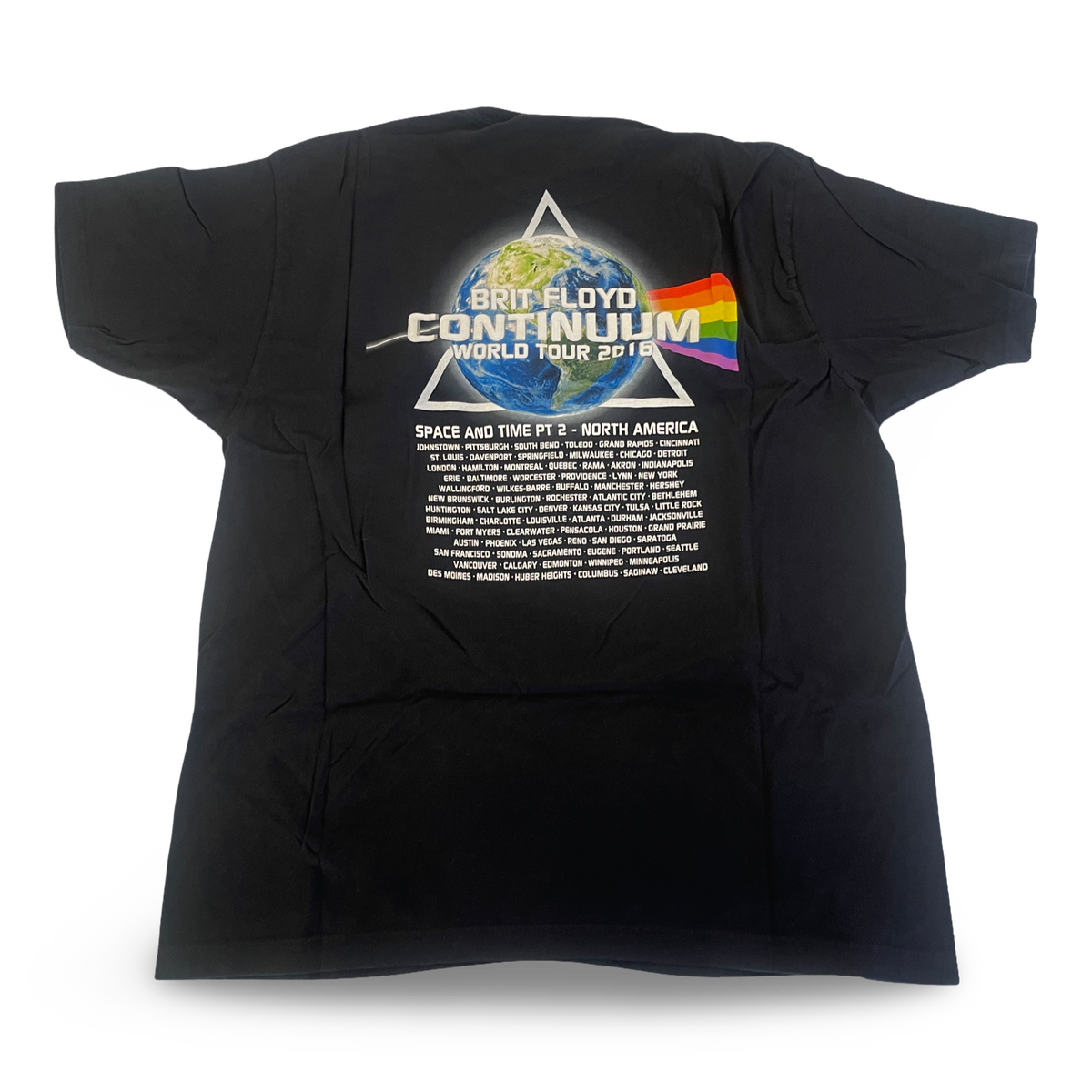 Brit Floyd - Continuum World Tour 2016 Tee 2XL (Vintage Apparel)